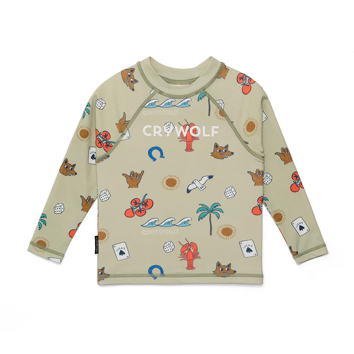 BABY RASH VEST Lucky Days Sage